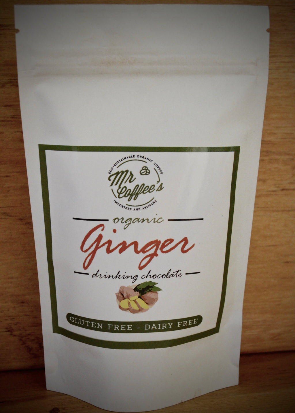 Organic Ginger Hot Chocolate - Mr Coffee's